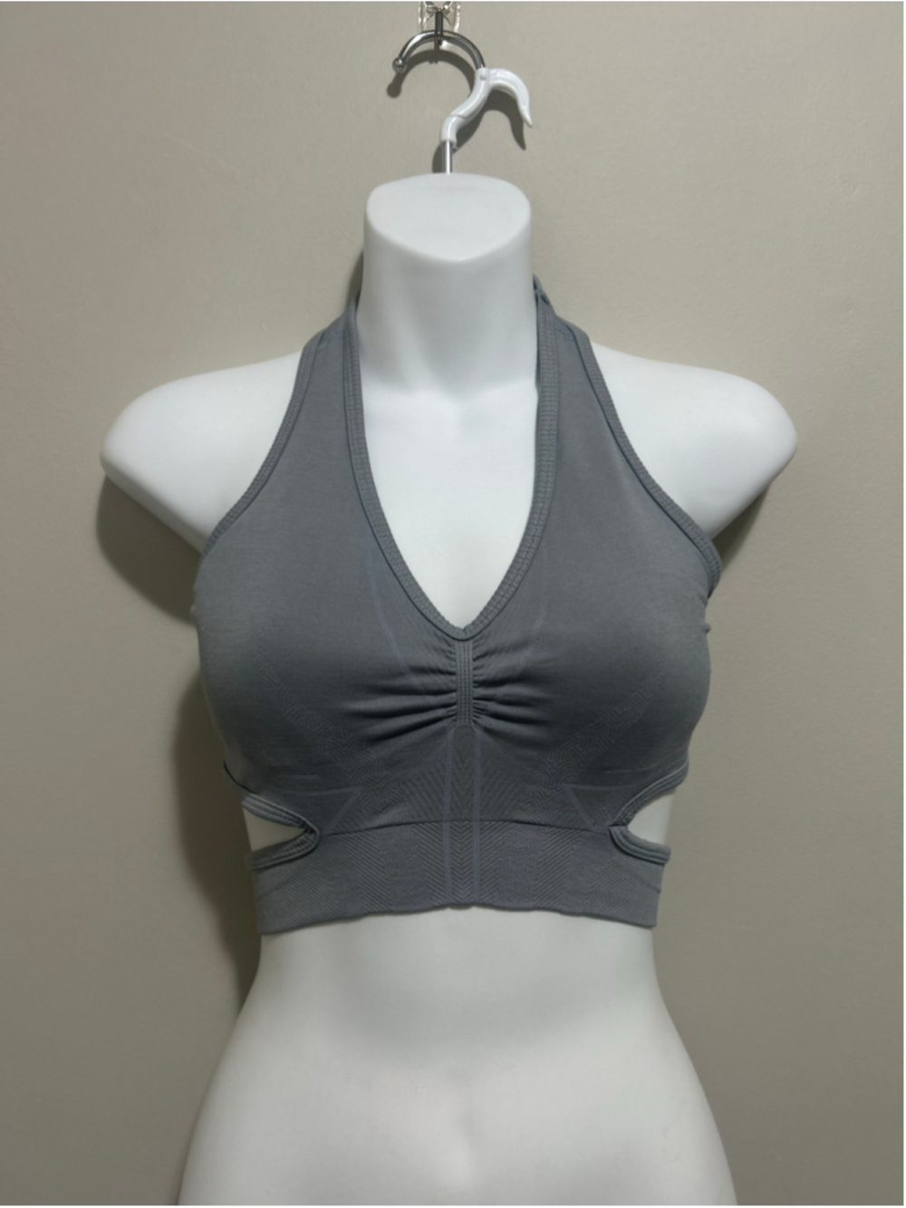 Alphalete Sports Bra Size S Grey